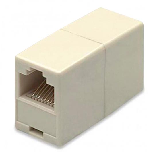 Cople RJ45 a RJ45 Brobotix CAT5e UTP marfil | Encuentro Todo